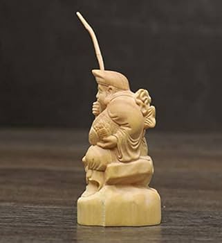 Amazon｜柘植木彫り 仏様 木彫 彫刻工芸品 手芸品 収蔵品 装飾品 仏像